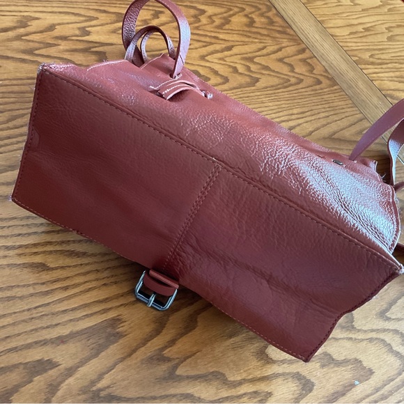 Kooba Leather Fairfield Convertible Backpack/Shoulder Handbag - Picture 11 of 13